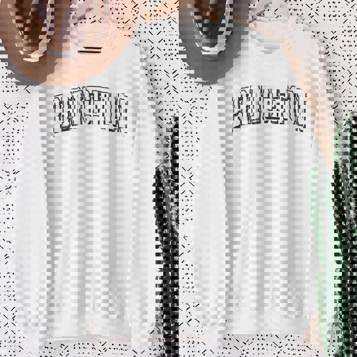 プリンストン テキサス ビンテージ アスレチック スポーツ B&W プリント スウェットシャツ 年配の女性への贈り物