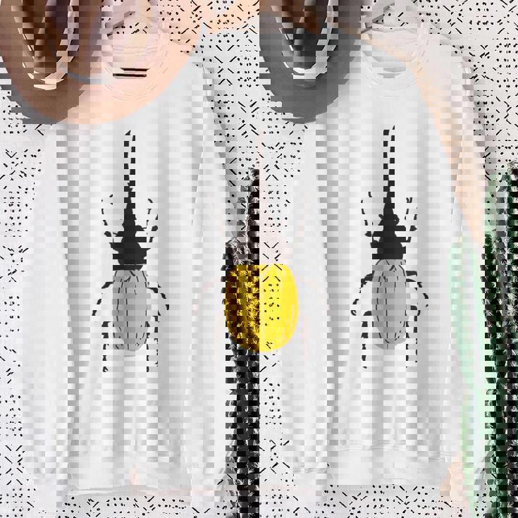 ヘラクレスオオカブト _昆虫_カブトムシ スウェットシャツ 年配の女性への贈り物