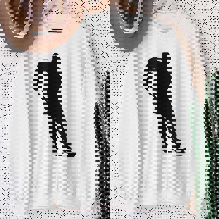 ホッケー選手 スウェットシャツ 年配の女性への贈り物