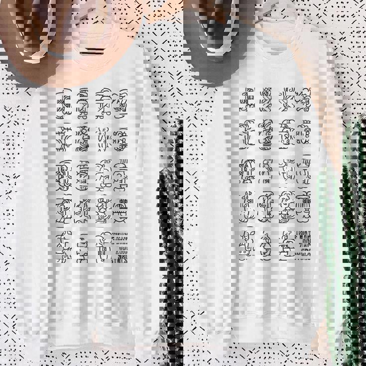 マヤ 干支 シンボル スウェットシャツ 年配の女性への贈り物