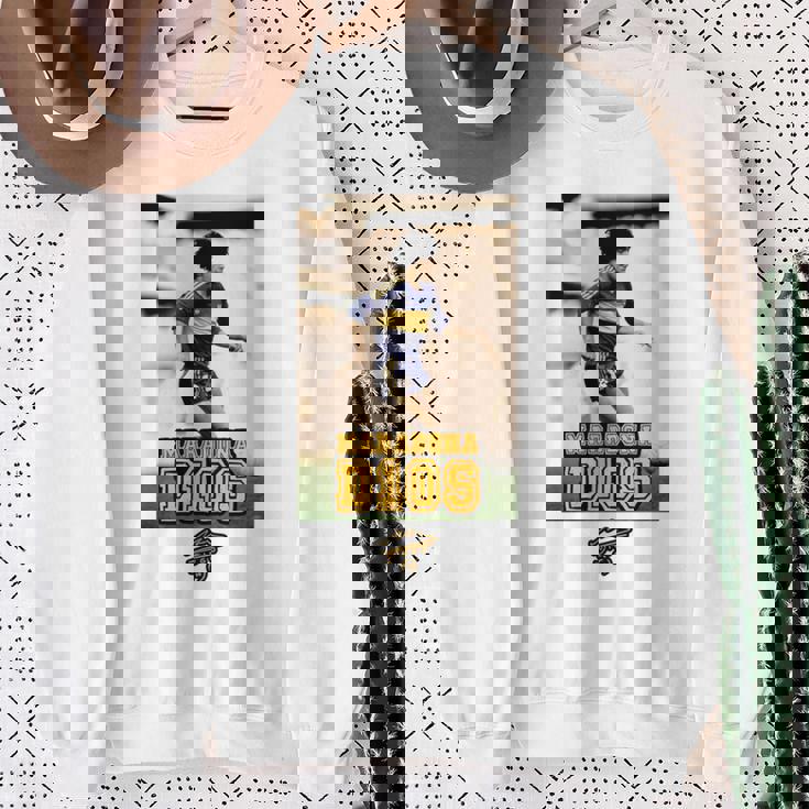 マラドーナ ボカ ランニング 長袖tシャツ スウェットシャツ 年配の女性への贈り物