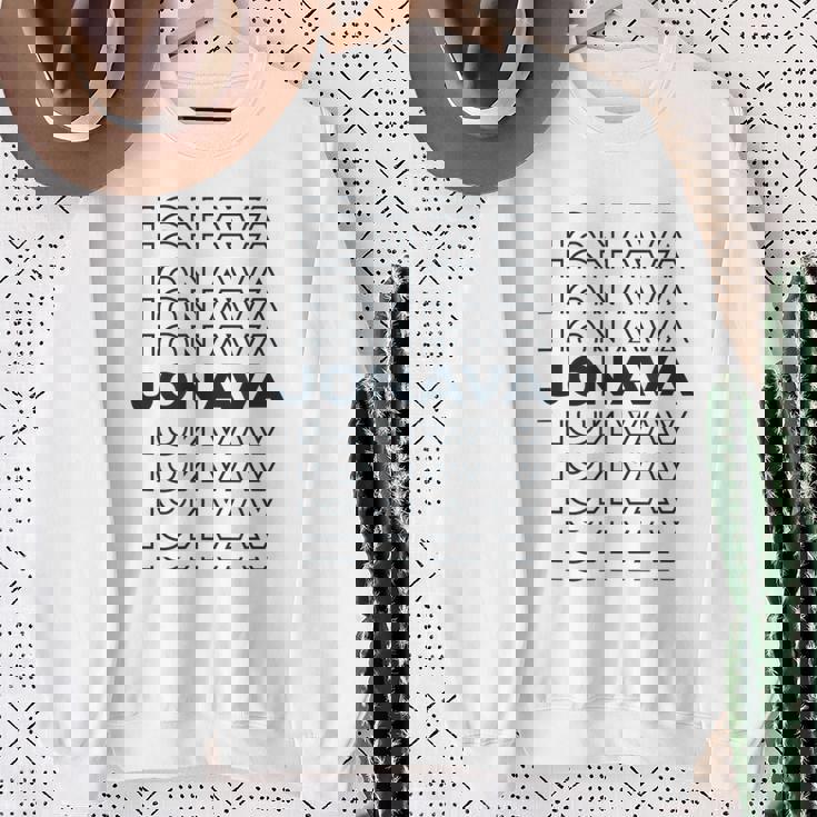 ミニマリストシティ リトアニアモダンジョナバ スウェットシャツ 年配の女性への贈り物