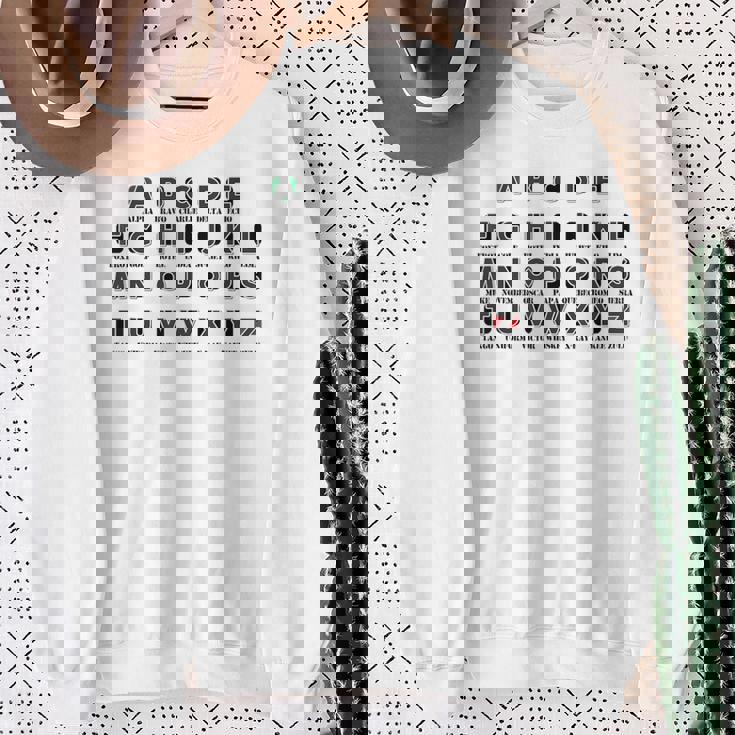 ミリタリー アルファベット アルファ ブラボー チャーリー モース ラジオ音声 スウェットシャツ 年配の女性への贈り物