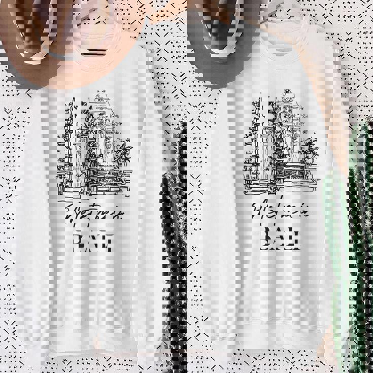 ミート・ミー・イン・バリ 旅行 バリ 旅行 バケーション インドネシア スウェットシャツ 年配の女性への贈り物