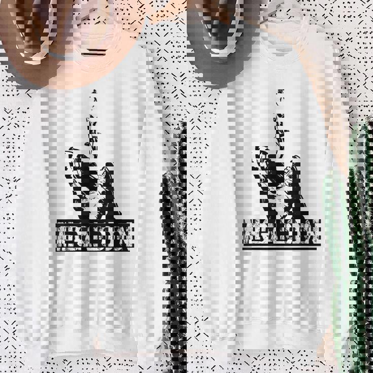 メガロドン ホオジロザメ ジャイアントシャーク サメの恋人 ダイバー スウェットシャツ 年配の女性への贈り物