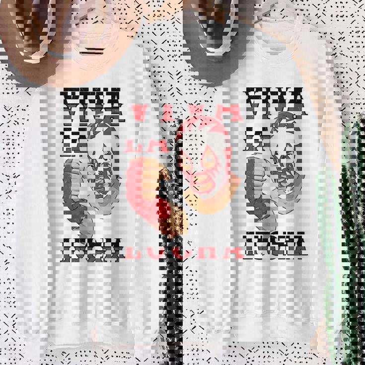 メキシコプロレス レスラー ルチャリブレ マスク メキシコ ファイター 長袖tシャツ スウェットシャツ 年配の女性への贈り物