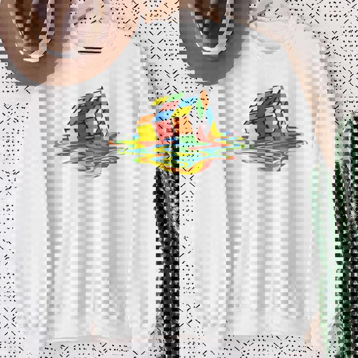 メルティング ルービックキューブ スウェットシャツ 年配の女性への贈り物