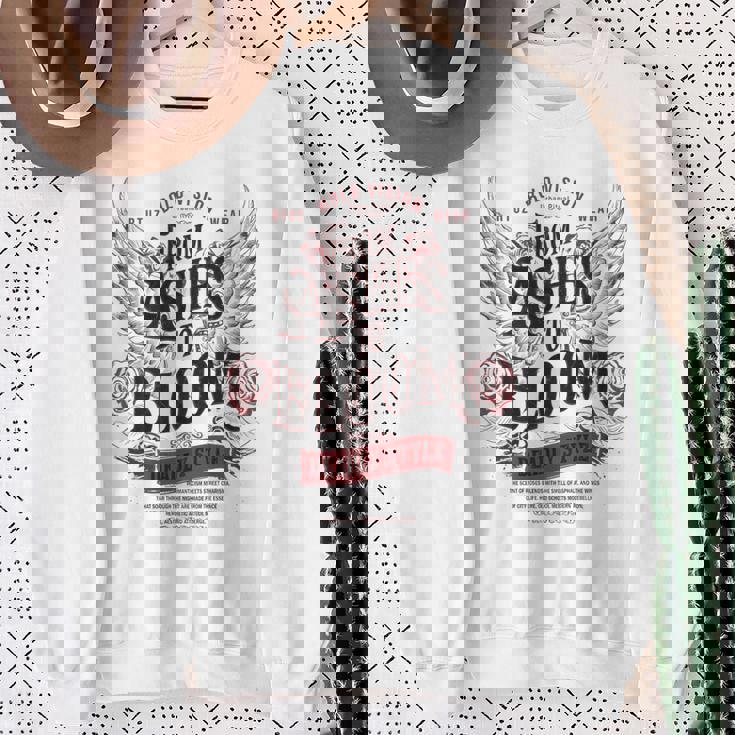 モダン ヒップホップ ビンテージ グラフィティ エッジー アーバン バックプリント ストリートウェア スウェットシャツ 年配の女性への贈り物