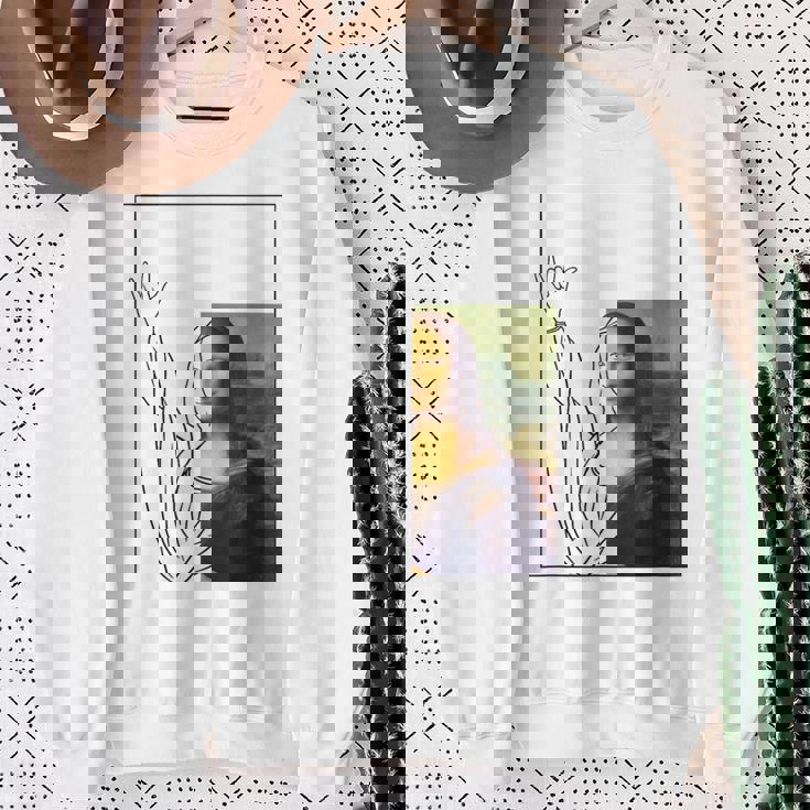 モナリザ 芸術愛好家 芸術好き 古典美術史 スウェットシャツ 年配の女性への贈り物