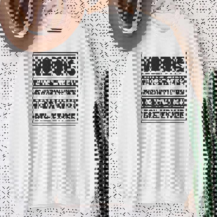 モロン スウェットシャツ 年配の女性への贈り物