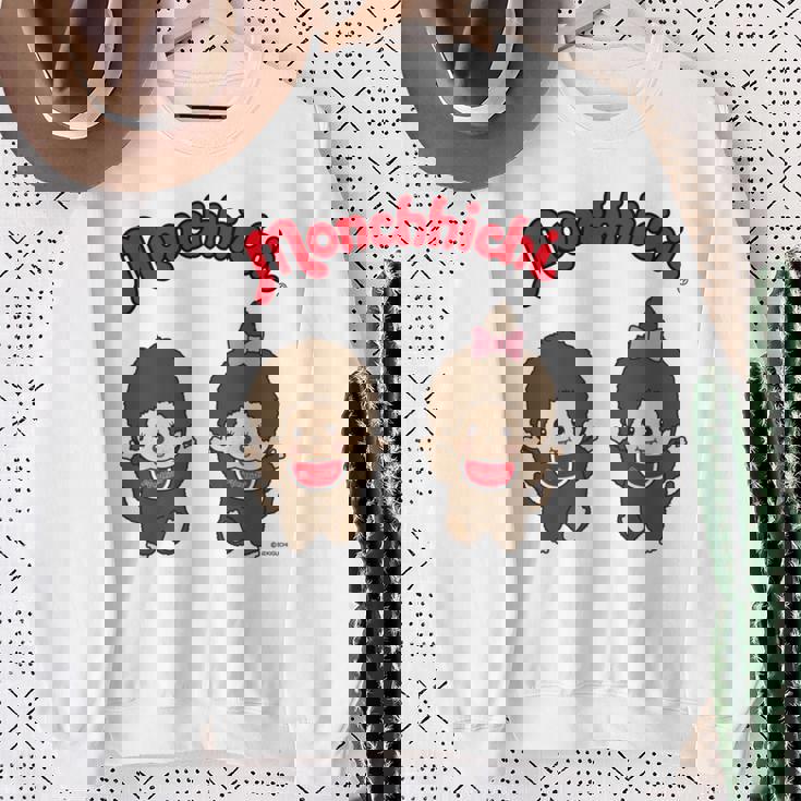 モンチッチグラフィック 長袖tシャツ スウェットシャツ 年配の女性への贈り物