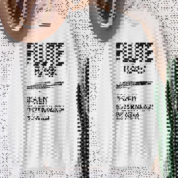 ユーモラスなフルート 愛好家 ステートメント皮肉なフルート 面白い スウェットシャツ 年配の女性への贈り物