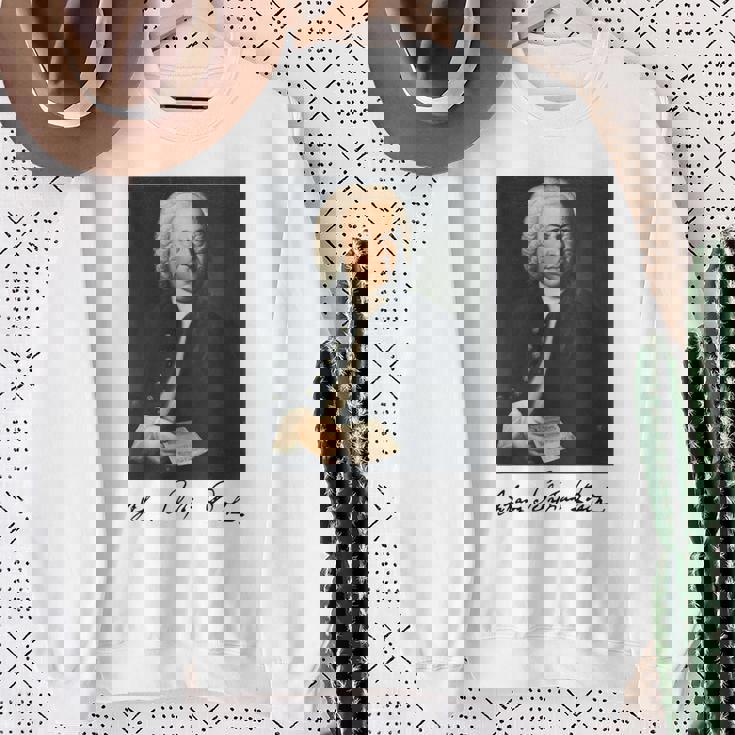 ヨハン・セバスティアン・バッハ 作曲家 クラシック音楽 Bach Composer Classical Music スウェットシャツ 年配の女性への贈り物