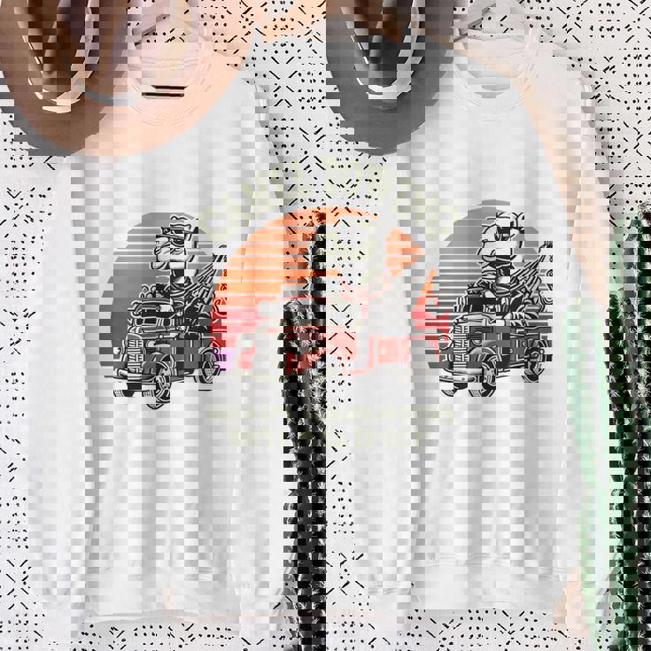 ラクダ牽引、しっかりと固定されている場合は引き出します。 長袖tシャツ スウェットシャツ 年配の女性への贈り物