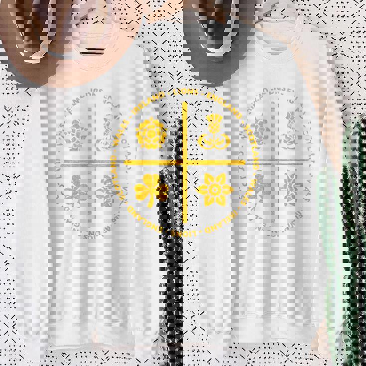 ラグビーライオンズ アイルランド イングランド ウェールズ スコットランド アイコン ゴールド スウェットシャツ 年配の女性への贈り物