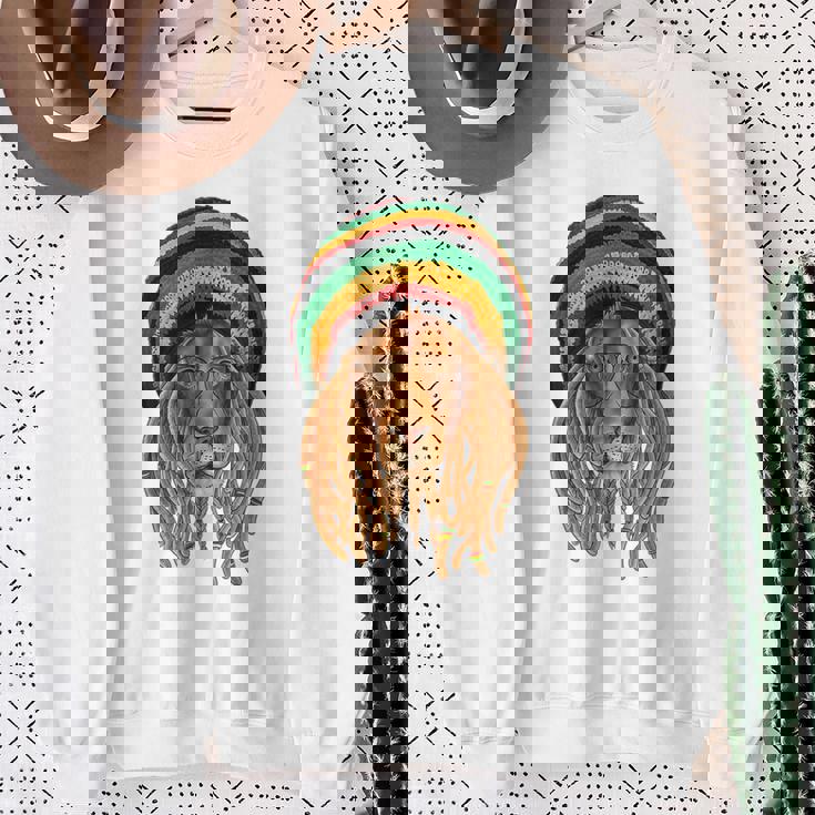 ラスタライオン ジャマイカ ラスタファリ カラーギフト レゲエ愛好家に スウェットシャツ 年配の女性への贈り物