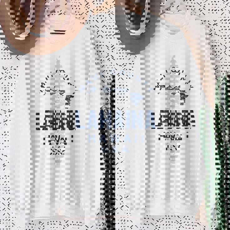 ラハイナ マウイ ハワイ ヴィンテージ ハワイ諸島 サーフ スウェットシャツ 年配の女性への贈り物