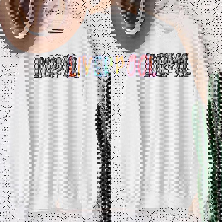 リバプールイングランド リバプールグラフィック スウェットシャツ 年配の女性への贈り物