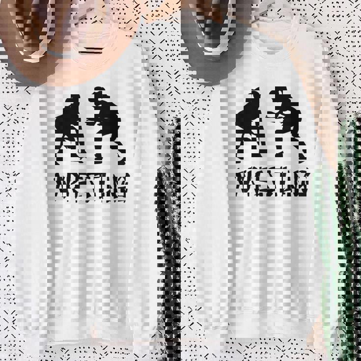 レスリング グレコローマン フリースタイルレスリング スウェットシャツ 年配の女性への贈り物