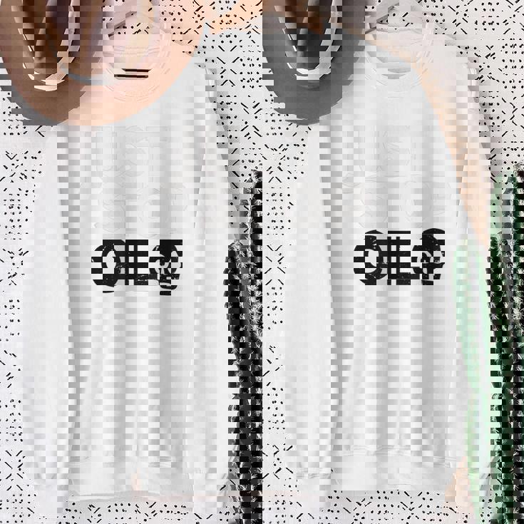 レトロ Justtop Oilave The Earth Meme スウェットシャツ 年配の女性への贈り物