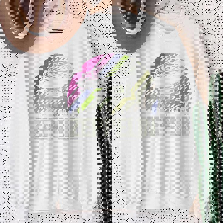 レトロ ヴィンテージ ツェッペリン 飛行船 航空 飛行船 メンズ レディース キッズ 長袖tシャツ スウェットシャツ 年配の女性への贈り物