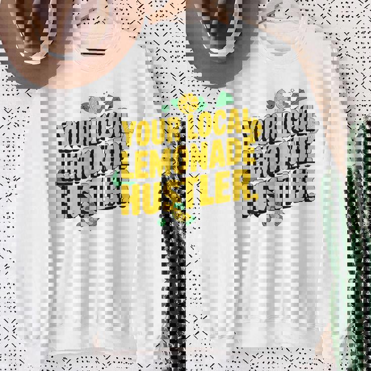 レモネード 起業家 モチベーションハッスル メンズ レディース 男の子 スウェットシャツ 年配の女性への贈り物