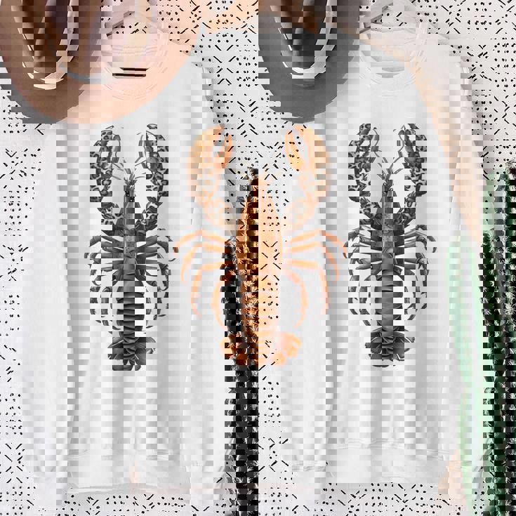 ロブスター ヒョウ ザリガニ ケイジャンフェスティバル 美学 長袖tシャツ スウェットシャツ 年配の女性への贈り物