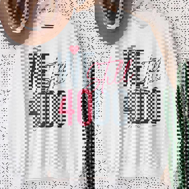 ロマンティックな結婚40周年 Wetill Do 40年 スウェットシャツ 年配の女性への贈り物