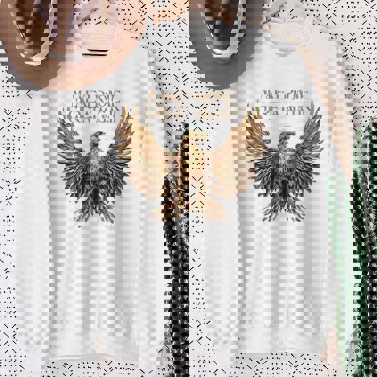 ローマを再び偉大にする ローマの土星 サトゥルナーリア クリスマス 長袖tシャツ スウェットシャツ 年配の女性への贈り物