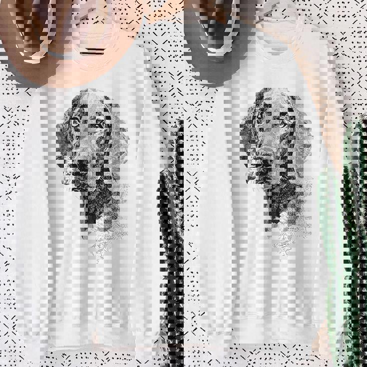 ワイマラナー 犬 グラフィック ペット アート ワイマラナー スウェットシャツ 年配の女性への贈り物