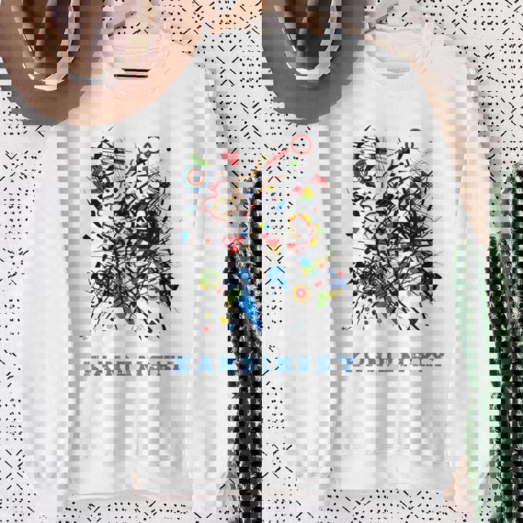 ワシリーカンディンスキー抽象芸術 スウェットシャツ 年配の女性への贈り物