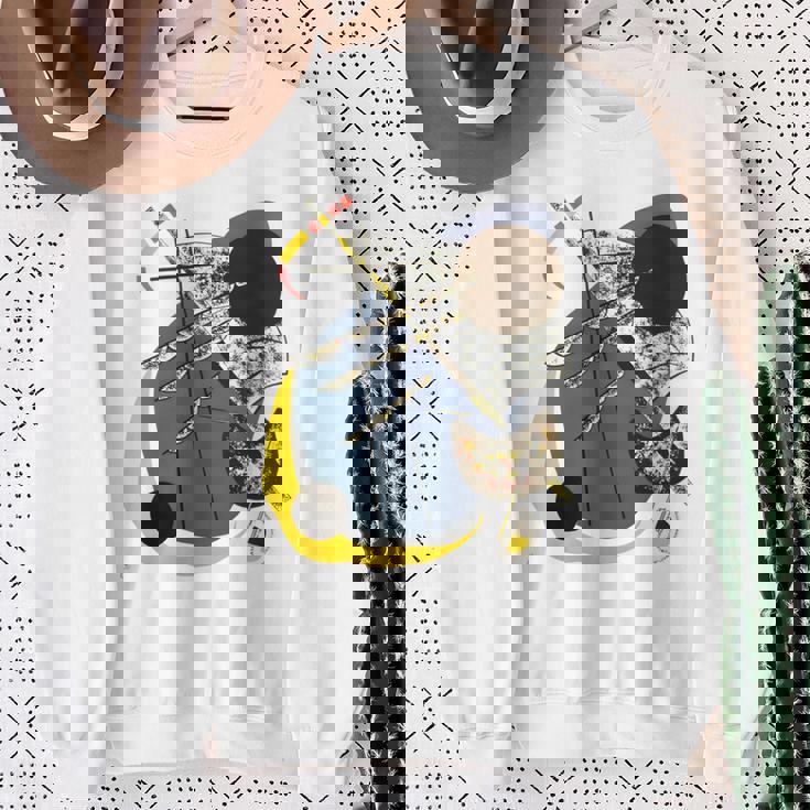 ワシリー・カンディンスキー作「スモール・ワールドii」1922 長袖tシャツ スウェットシャツ 年配の女性への贈り物