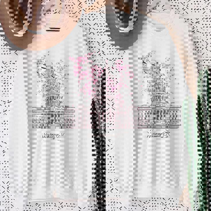 ワシントンdcキャピトルビル桜 スウェットシャツ 年配の女性への贈り物