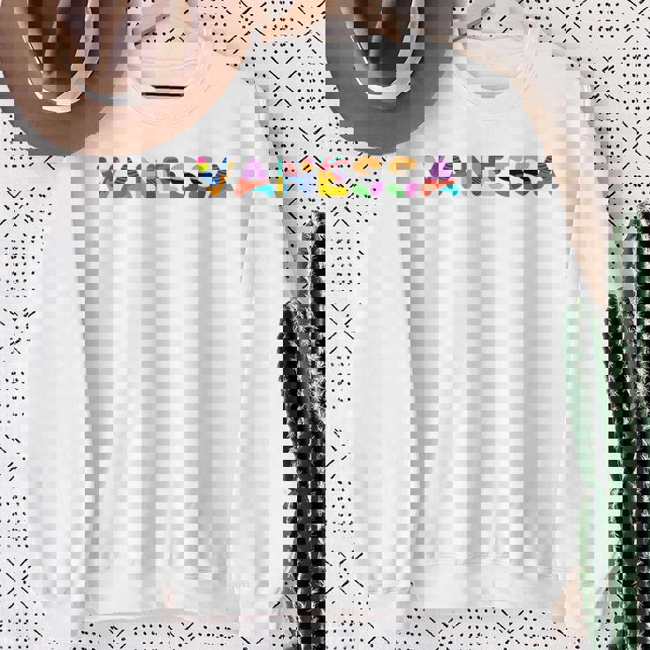 ヴァネッサ名 長袖tシャツ スウェットシャツ 年配の女性への贈り物