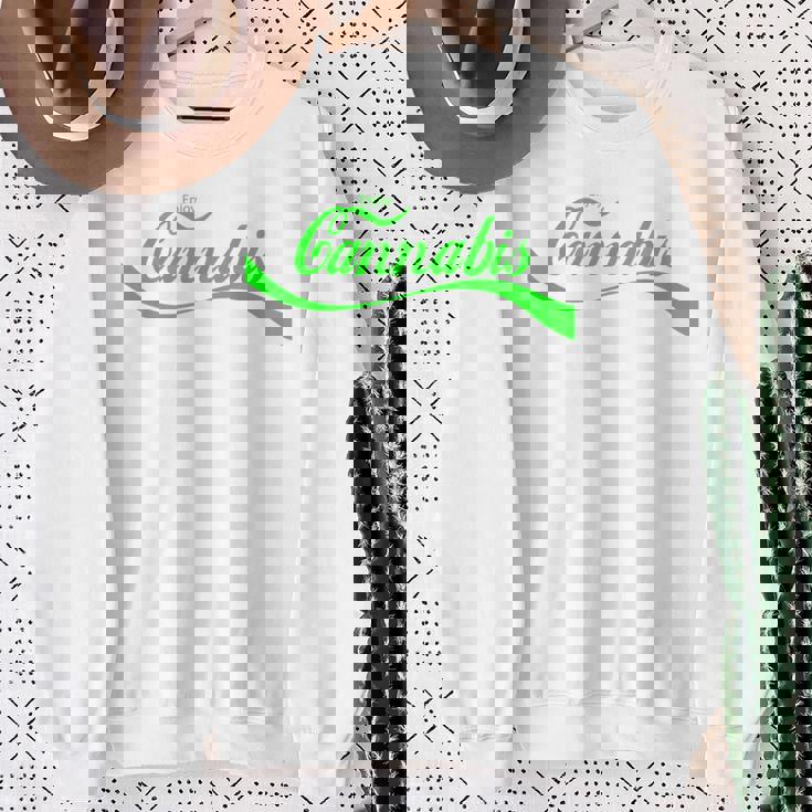 ヴィンテージ カンナビス アート レトロ マリファナ Thc レトロ 420日 ウィード スウェットシャツ 年配の女性への贈り物