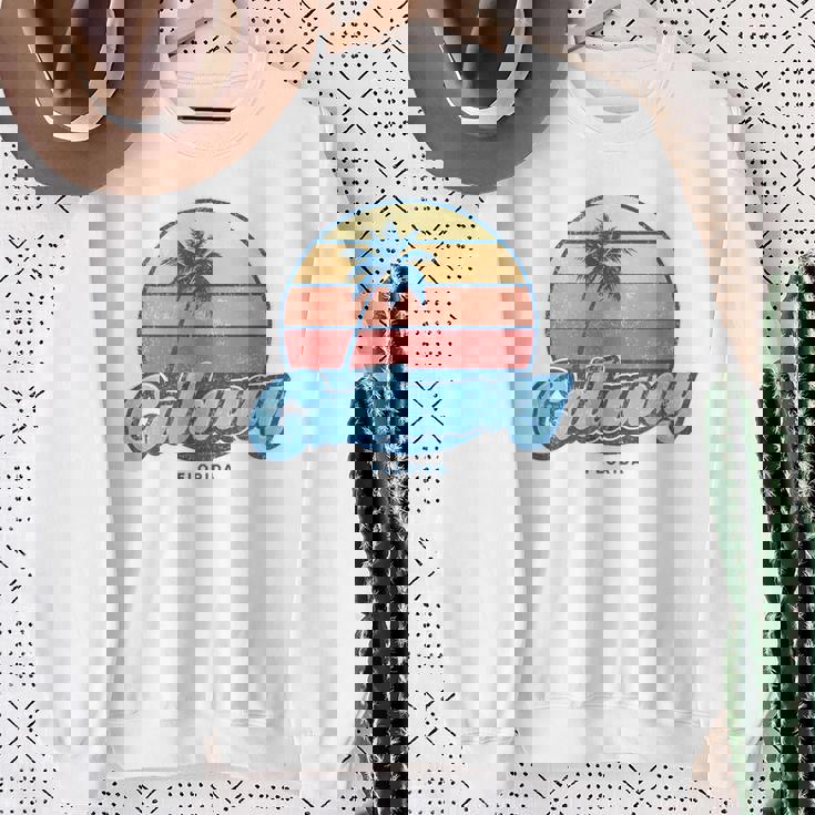 ヴィンテージ キャロウェイ フロリダ Fl クラシック 70年代 レトロ サーファー スウェットシャツ 年配の女性への贈り物