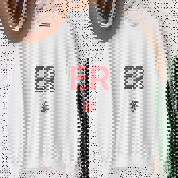 ヴィンテージ 救急科 緊急治療室 看護師 背中 スウェットシャツ 年配の女性への贈り物