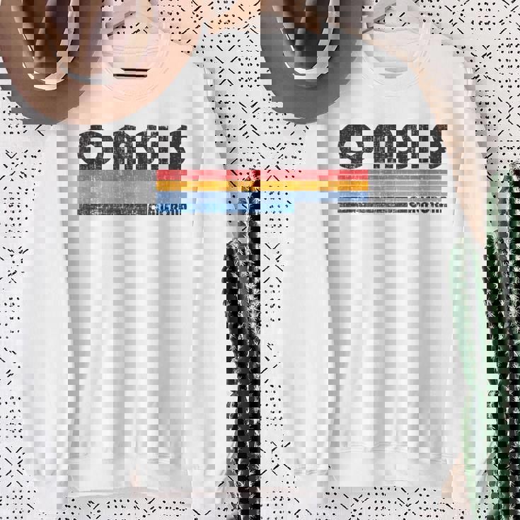 ヴィンテージ70年代80年代スタイルオアシス、Ca スウェットシャツ 年配の女性への贈り物