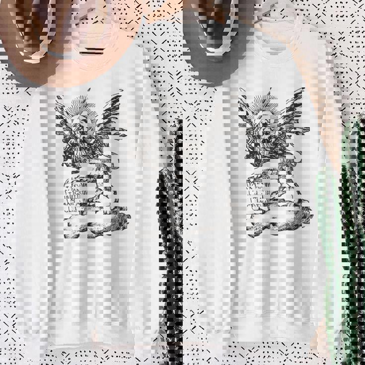 ヴェネツィア共和国のサンマルコ市の翼のあるライオン。 スウェットシャツ 年配の女性への贈り物