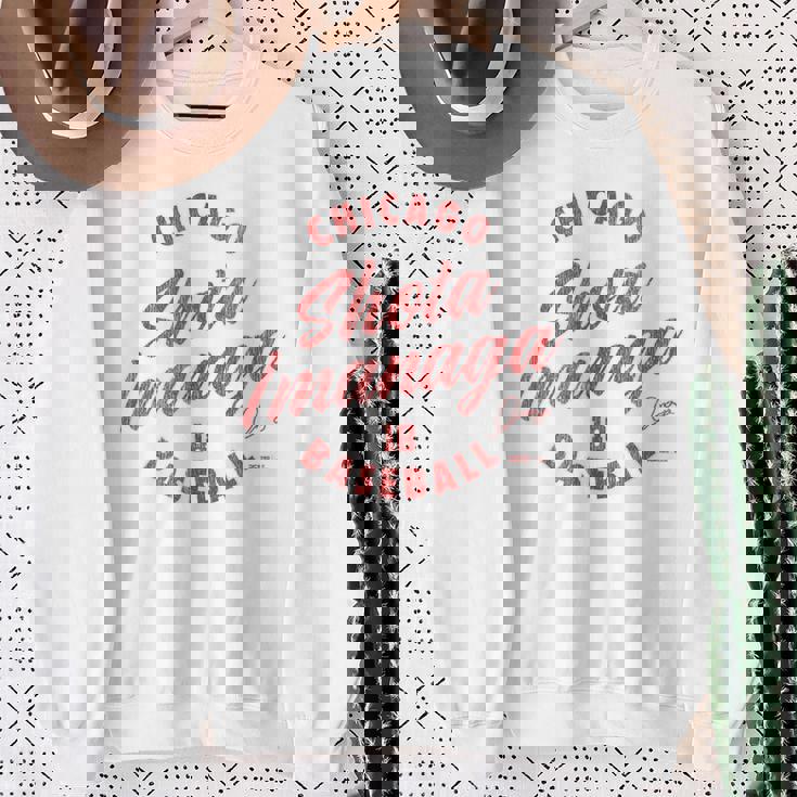 今永翔太 シカゴ 野球 ヴィンテージ 筆記体 Mlbpa スウェットシャツ 年配の女性への贈り物