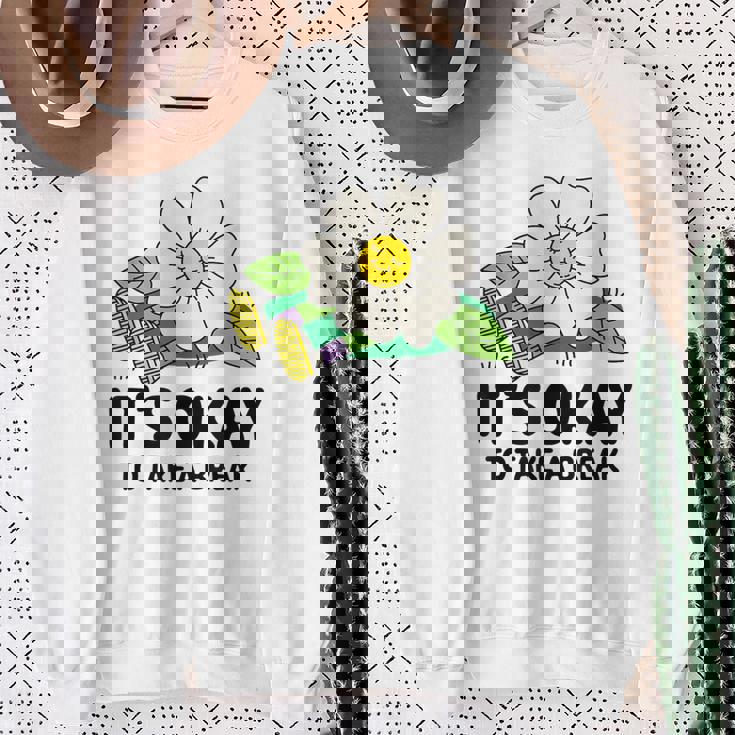 休憩しても大丈夫 スウェットシャツ 年配の女性への贈り物