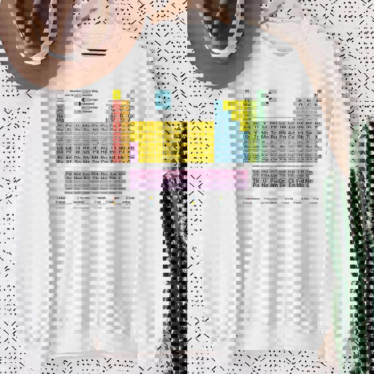 元素周期表 化学 スウェットシャツ 年配の女性への贈り物