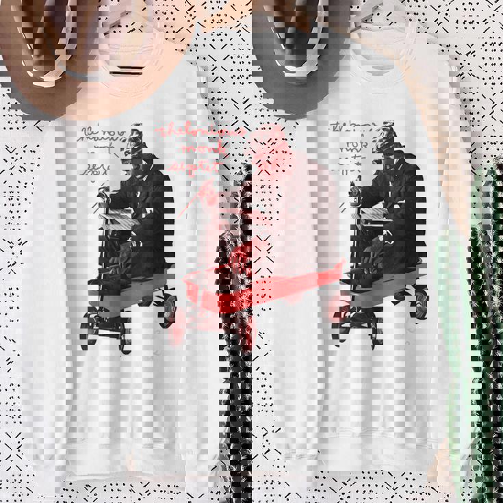 公式セロニアス・モンク・ジャズ・アイコン・グッズ Monks Music スウェットシャツ 年配の女性への贈り物