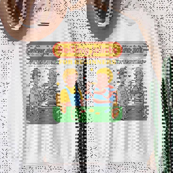 初心者向けツイストジョイント 大麻マリファナ 長袖tシャツ スウェットシャツ 年配の女性への贈り物