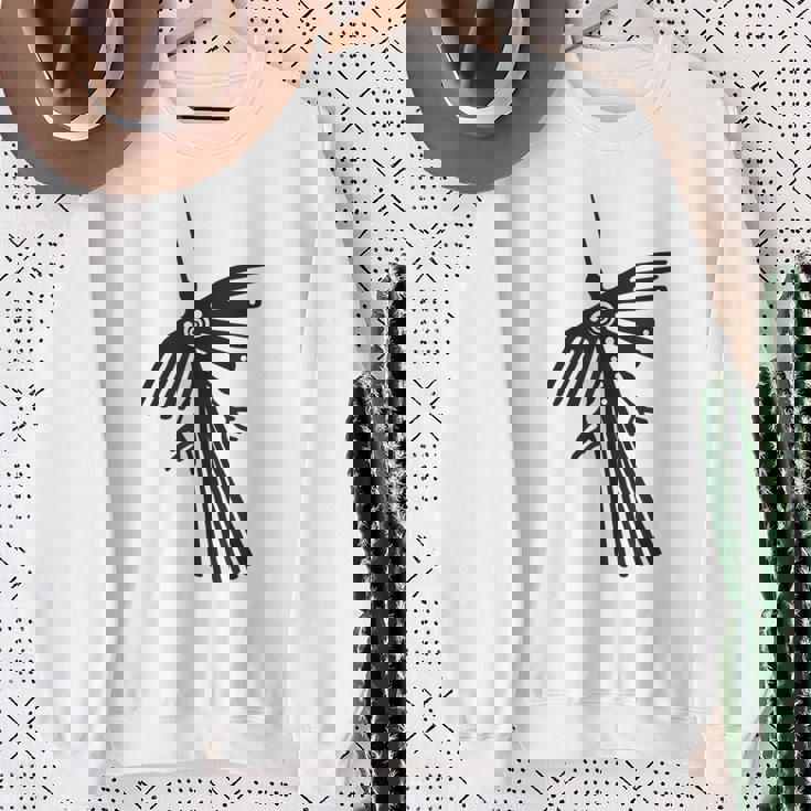 南米のペルーナスカラインハチドリコンドルのシルエット。 スウェットシャツ 年配の女性への贈り物