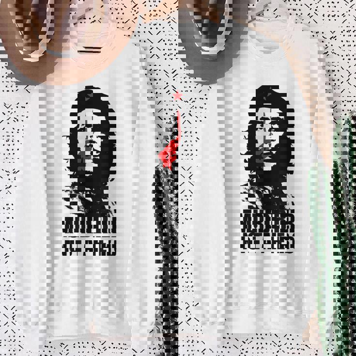 反チェ・ゲバラ・キューバ共産主義者 スウェットシャツ 年配の女性への贈り物