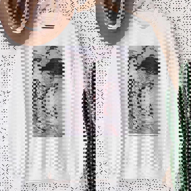 吸血鬼 アニメ ワイフ 長袖tシャツ スウェットシャツ 年配の女性への贈り物