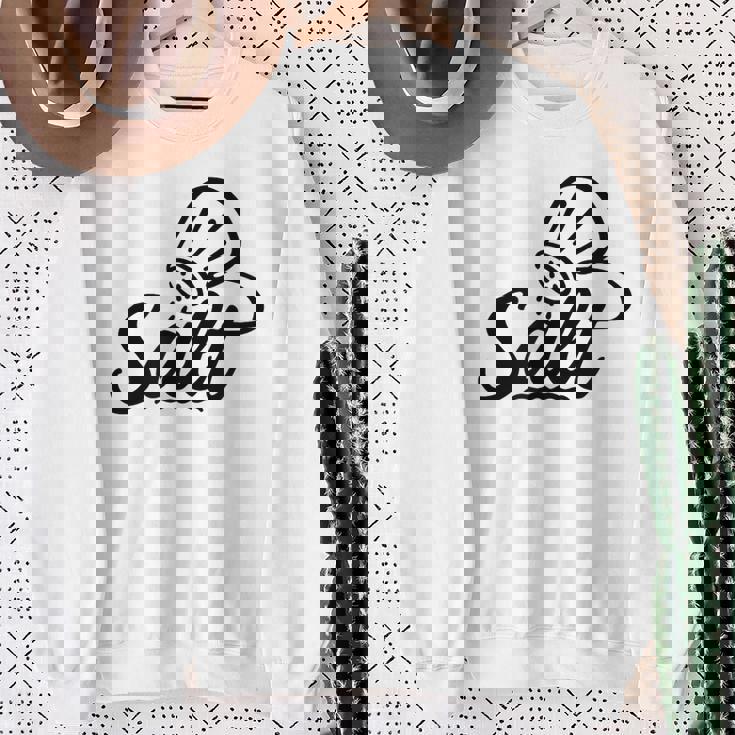 塩 スウェットシャツ 年配の女性への贈り物