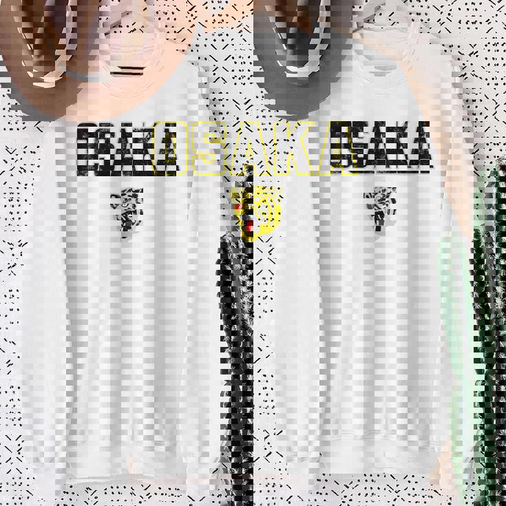 大阪タイガース ヴィンテージ 日本野球 ブラック スウェットシャツ 年配の女性への贈り物