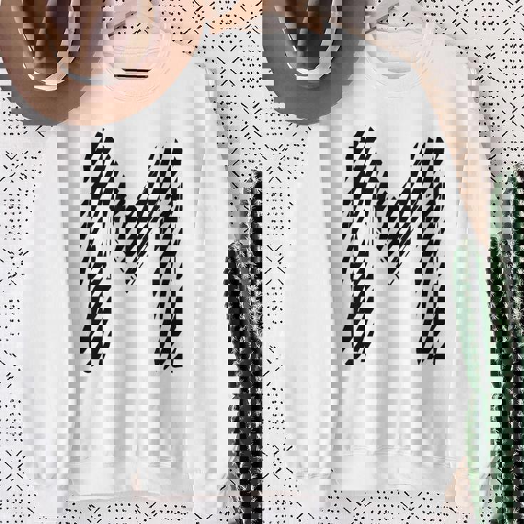 太字 クリエイティブ ゼブラマーカー 文字 M デザイン アニマルシリーズ スウェットシャツ 年配の女性への贈り物